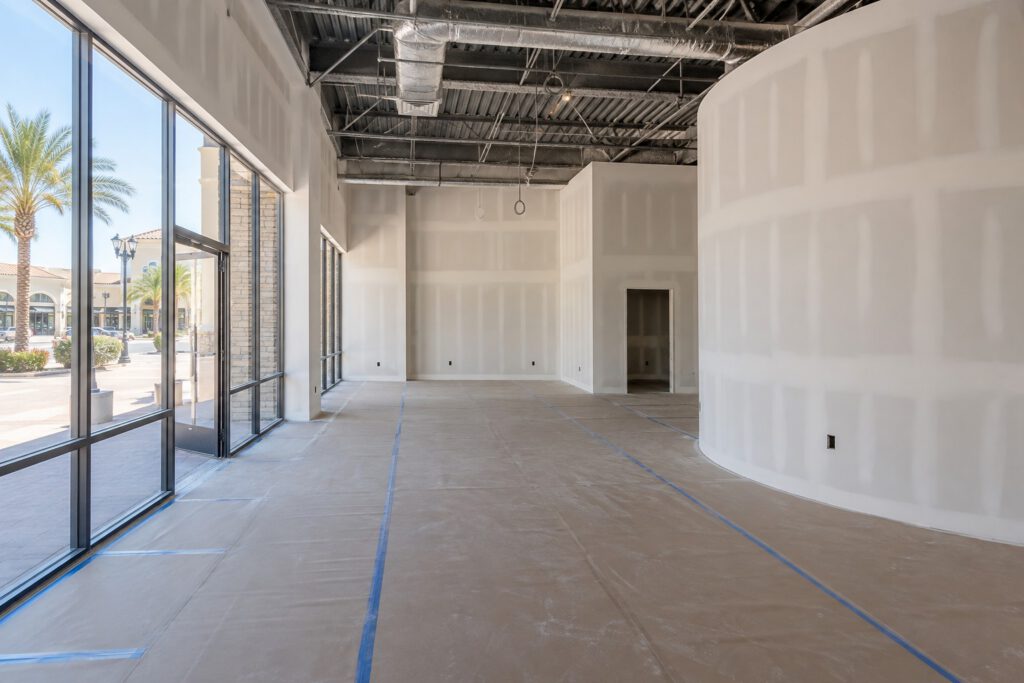 Drywall built for how a commercial space gets used